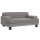 vidaXL Kindersofa Grau 70x45x30 cm Kunstleder