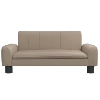 vidaXL Kindersofa Cappuccino 70x45x30 cm Kunstleder