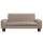 vidaXL Kindersofa Cappuccino 70x45x30 cm Kunstleder