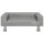 vidaXL Kindersofa Hellgrau 70x45x26,5 cm Samt