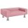 vidaXL Hundebett Rosa 70x45x26,5 cm Samt