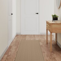 vidaXL Teppichläufer Sisal-Optik Sandfarben 50x300 cm