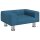 vidaXL Kindersofa Blau 50x40x26,5 cm Samt