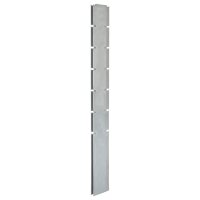 vidaXL Zaunpfosten 10 Stk. Silbern 180 cm Verzinkter Stahl