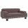 vidaXL Kindersofa Braun 70x45x30 cm Kunstleder