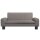 vidaXL Hundebett Taupe 70x45x30 cm Stoff