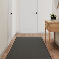 vidaXL Teppichläufer Sisal-Optik Anthrazit 80x250 cm