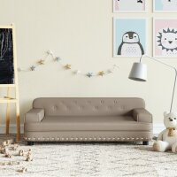 vidaXL Kindersofa Cappuccino 90x53x30 cm Kunstleder