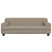 vidaXL Kindersofa Cappuccino 90x53x30 cm Kunstleder