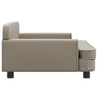 vidaXL Kindersofa Cappuccino 90x53x30 cm Kunstleder