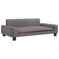 vidaXL Hundebett Taupe 90x53x30 cm Stoff