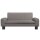 vidaXL Kindersofa Taupe 70x45x30 cm Stoff