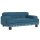 vidaXL Hundebett Blau 70x45x30 cm Samt