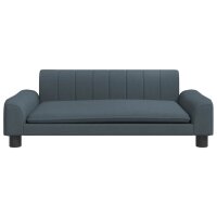 vidaXL Hundebett Dunkelgrau 90x53x30 cm Stoff