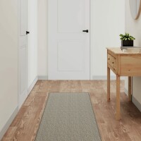 vidaXL Teppichläufer Sisal-Optik Silbern 50x250 cm