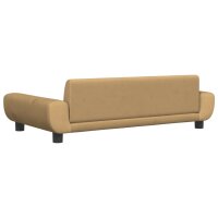 vidaXL Hundebett Braun 100x54x33 cm Samt