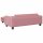 vidaXL Kindersofa mit Hocker Rosa 100x50x30 cm Samt