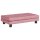 vidaXL Kindersofa mit Hocker Rosa 100x50x30 cm Samt