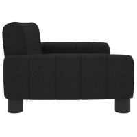 vidaXL Hundebett Schwarz 70x45x30 cm Stoff