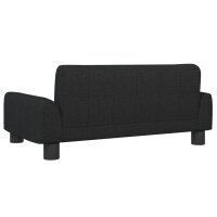 vidaXL Hundebett Schwarz 70x45x30 cm Stoff