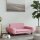 vidaXL Hundebett Rosa 70x45x33 cm Samt