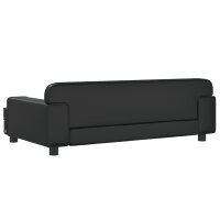 vidaXL Hundebett Schwarz 90x53x30 cm Kunstleder