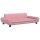 vidaXL Hundebett Rosa 100x54x33 cm Samt