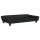 vidaXL Hundebett Schwarz 100x50x21 cm Samt