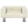 vidaXL Kindersofa Creme 50x40x26,5 cm Samt