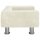 vidaXL Kindersofa Creme 50x40x26,5 cm Samt