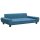 vidaXL Hundebett Blau 100x54x33 cm Samt