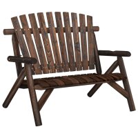 vidaXL 3-tlg. Garten-Lounge-Set Massivholz Fichte