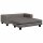 vidaXL Kindersofa mit Hocker Grau 100x50x30 cm Kunstleder