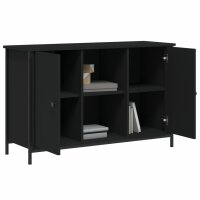 vidaXL TV-Schrank Schwarz 100x35x65 cm Holzwerkstoff