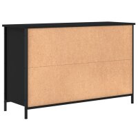 vidaXL TV-Schrank Schwarz 100x35x65 cm Holzwerkstoff