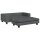 vidaXL Kindersofa mit Hocker Dunkelgrau 100x50x30 cm Samt