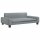 vidaXL Hundebett Hellgrau 90x53x30 cm Stoff