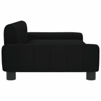 vidaXL Hundebett Schwarz 90x53x30 cm Stoff