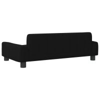 vidaXL Hundebett Schwarz 90x53x30 cm Stoff