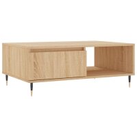 vidaXL Couchtisch Sonoma-Eiche 90x60x35 cm Holzwerkstoff