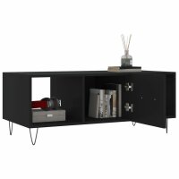 vidaXL Couchtisch Schwarz 102x50x40 cm Holzwerkstoff