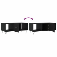 vidaXL Couchtisch Schwarz 102x50x40 cm Holzwerkstoff