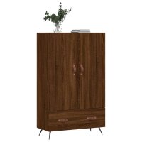 vidaXL Highboard Braun Eichen-Optik 69,5x31x115 cm Holzwerkstoff