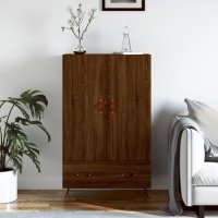 vidaXL Highboard Braun Eichen-Optik 69,5x31x115 cm...