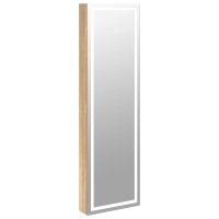 vidaXL Spiegel-Schmuckschrank mit LED-Beleuchtung...