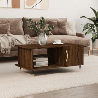 vidaXL Couchtisch Braun Eichen-Optik 90x50x40 cm...
