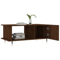 vidaXL Couchtisch Braun Eichen-Optik 90x50x40 cm Holzwerkstoff