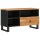 vidaXL TV-Schrank 80x33x46 cm Massivholz Akazie und Holzwerkstoff