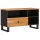 vidaXL TV-Schrank 80x33x46 cm Massivholz Akazie und Holzwerkstoff