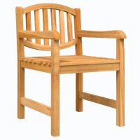 vidaXL Gartenst&uuml;hle 2 Stk. 58x59x88 cm Massivholz Teak